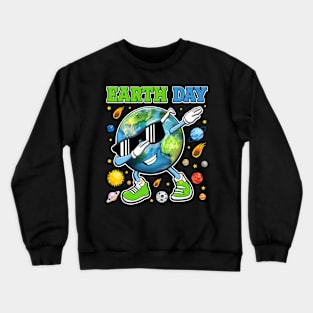 Earth Day Funny Dab Crewneck Sweatshirt